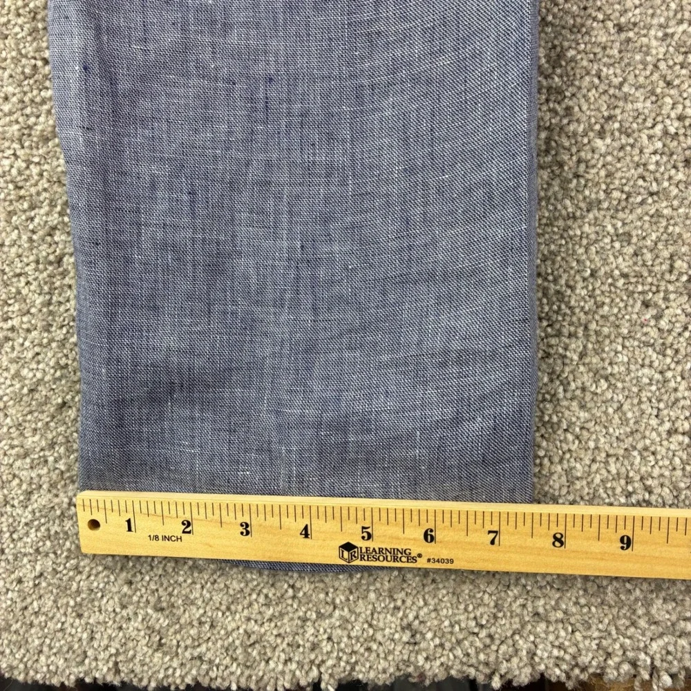 Murano Men’s Light Blue Linen-Blend Dress Pants
